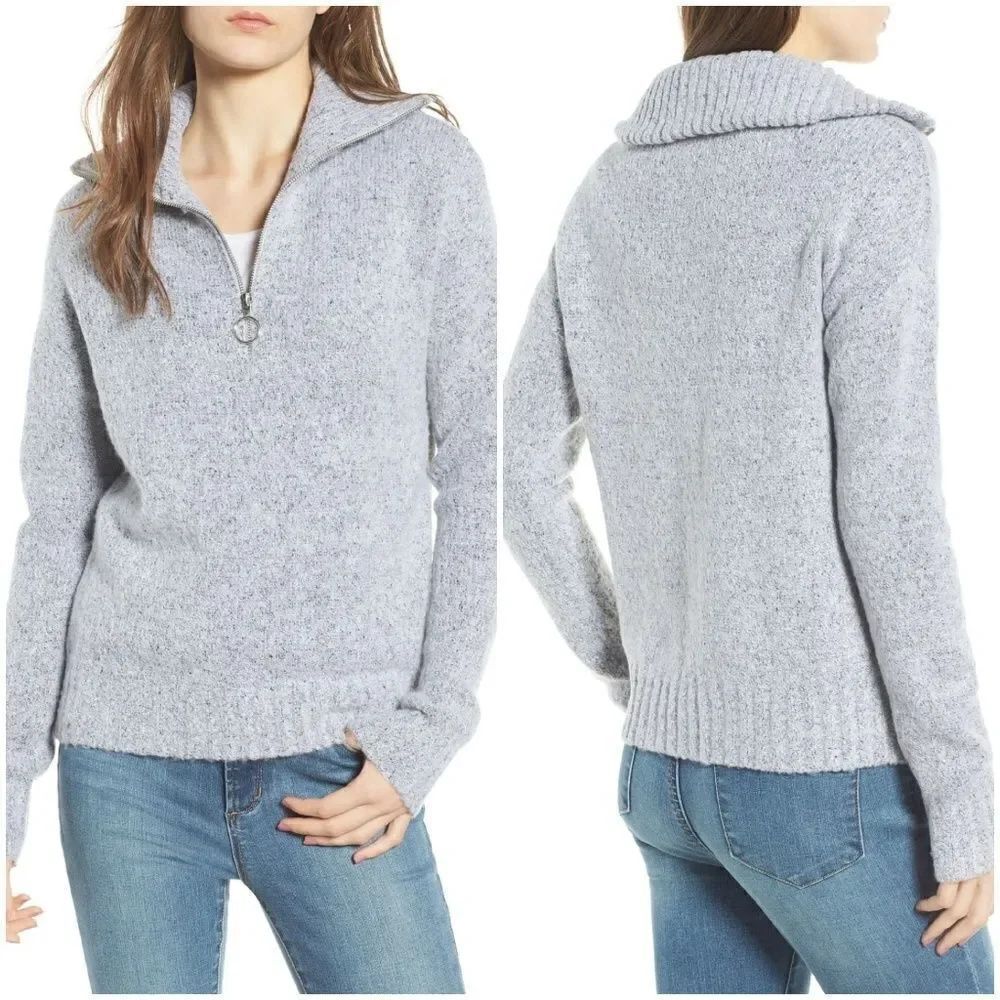 Love by Design Quarter Zip Sweater sz Medium
